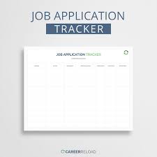 Free Download Job Application Tracker Jobseekers Jobsearch