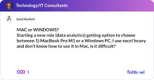 Mac Or Windows Starting A New Role