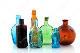 Old Glass Bottles Stock Photo By