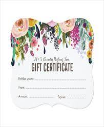 Printable and fillable gift certificate template word. Salon Gift Certificate Template 9 Free Pdf Psd Ai Vector Format Download Free Premium Templates