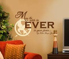 Vinyl Wall Decal May The Odds Be Ever