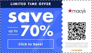 70 off macy s coupon promo codes