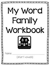 My Word Family Workbook By Mrs Boss Teachers Pay Teachers