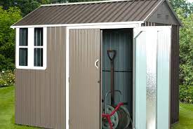 Outsunny 8x6ft Garden Shed Double Door