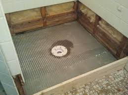 Shower Floor Repair Demo And Pre Pan