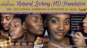 natural hd foundation makeup tutorial