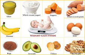 baby food chart for weight gain