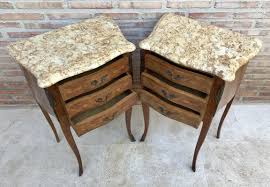 Mid Century Bedside Tables In French
