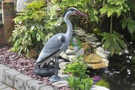 Heron Statue Garden Ponds