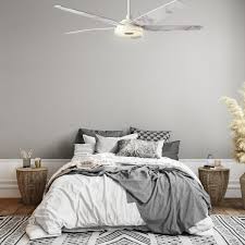 Carro Starfish 56 In Integrated Led Indoor Outdoor White Smart Ceiling Fan With Light And Remote Works W Alexa Google Home