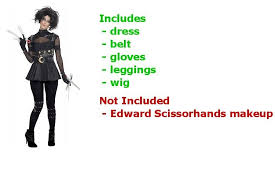 female edward scissorhands costume