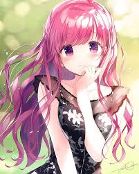 Share the best gifs now >>>. Anime Girls Pink Hair Smile Looking At Viewer Boobs Fringe Hair Long Hair Hd Wallpaper Wallpaperbetter