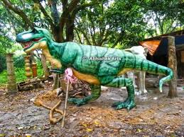 Natural Frp Dinosaur Statue For