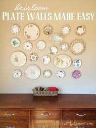 Heirloom Plate Wall Made Easy Plates