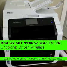 This collection of software includes the complete set of printer and scanner. Brother Mfc 9130cw Install Guide Unboxing Driver Wireless Brother Mfc Brother Printers Brother