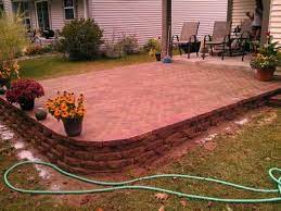 Slope For Patio With Retaining Wall