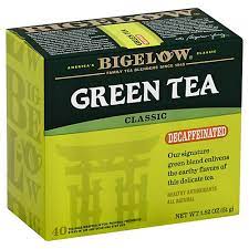 bigelow decaffeinated green tea bags