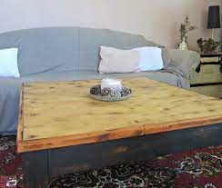 Diy Refurbished Wood Coffee Table The