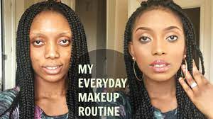 day neutral and simple makeup routine