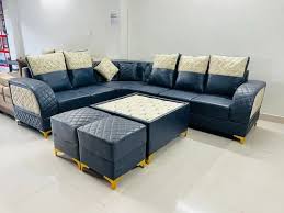 7 seater cushion back sofa set