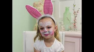easy bunny face paint tutorial you