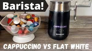 barista recipe maker cappuccino vs flat