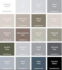 Shades Of Gray Color Grey Colour Chart