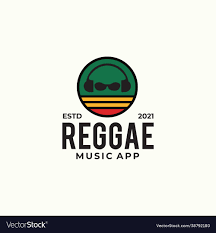 reggae logo design template