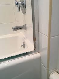 Shower Door Leakage Caulk Or Silicone