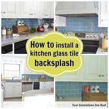 How To Install Kitchen Backsplash Tile