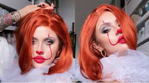 mrs pennywise it halloween makeup