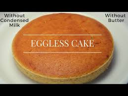 eggless cake without condensed milk and