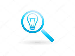 Seo Icon With Light Bulb Stock Vector