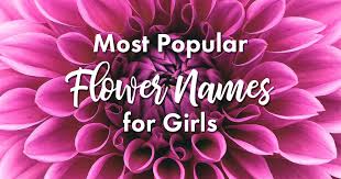 por flower names for s