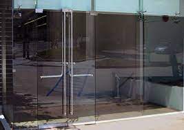 Glass Panic Device Doors Glassonweb Com