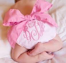 monogrammed baby gifts the pink