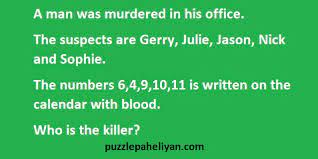 Read the complete article to know the answer to a man there are many types of riddles like math riddles, comic riddles, brainteasers, and puzzles. A Man Was Murdered In His Office Riddle Puzzle Paheliyan