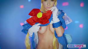 CosPimps KENZIE REEVES IN SAILOR MOON GETS CREAMPIED