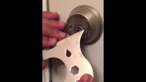 remove a schlage double key deadbolt