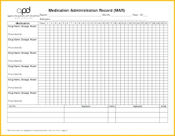 Printable Medication Administration Record Jasonkellyphoto Co