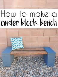 Diy Cinder Block Bench
