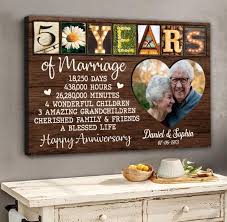 43 best 50th wedding anniversary gifts