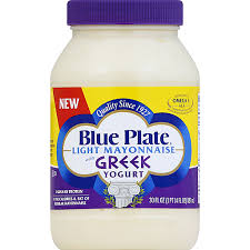 blue plate light mayonnaise with greek