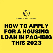 housing loan in pag ibig this 2023