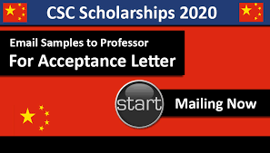 Email Sample To Professor For Acceptance Letter For Csc