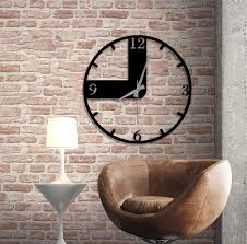 Large Metal Wall Clock Minimalist Clock