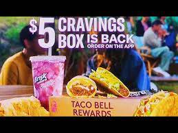 taco bell 5 cravings box is back
