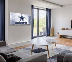 Dallas Cowboys Glass Wall Art Logo For