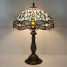 Table Lamp Tiffany Stained Glass Shade