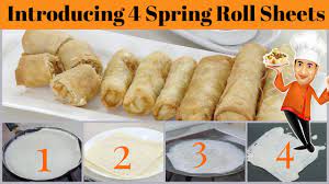 4 spring roll sheets recipes homemade